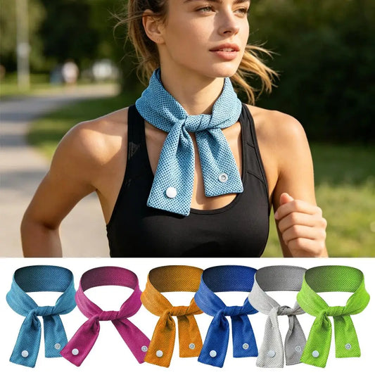 Cooling Neck Wrap Reusable Mesh Cool Neck Ice Scarf Quick Dry Breathable UV Protection Towel For Outdoor Running Golf Activitie Peaceful Pleasures Health and Wellness