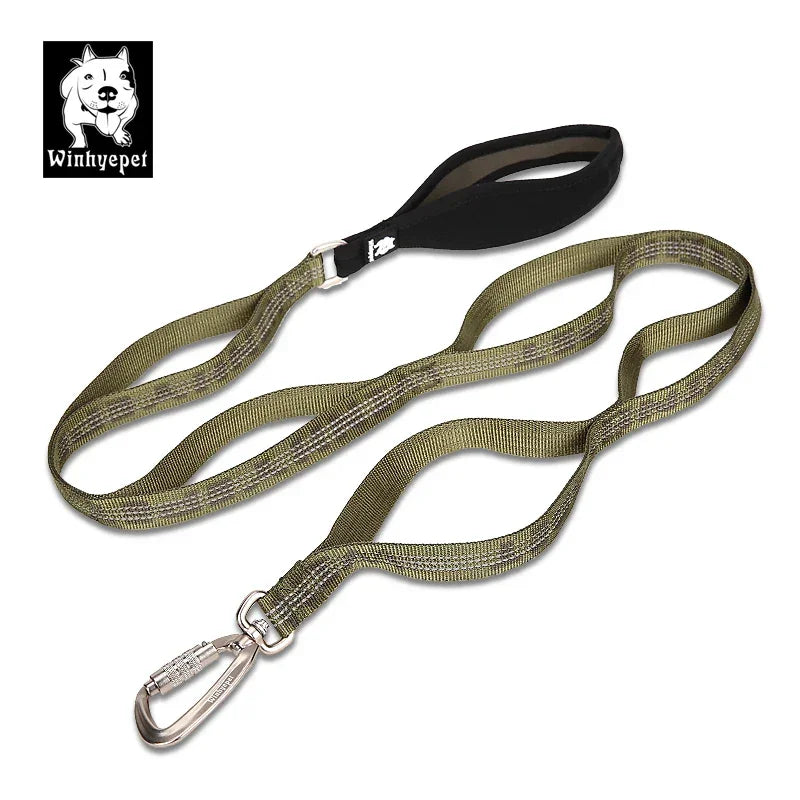 Truelove 3M Reflective Heavy-Duty Dog Leash with Carabiner YL1832 Dog Leashes Peaceful Pleasures Health and Wellness