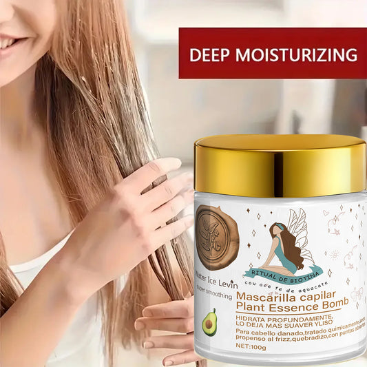 Plant-Based Hair Mask – Moisturizing & Repairing | Silky Shine Hair Mask Treatment Peaceful Pleasures Health and Wellness Damage Repaired