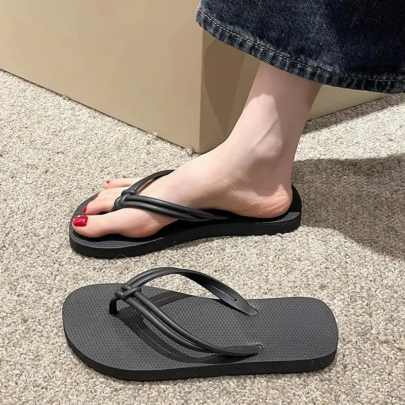 Women's Candy Color Flip Flops | Non-Slip Soft EVA Sandals