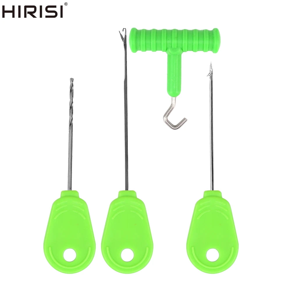 Durable Hirisi Bait Needle Kit with Box, Multi-use Baiting Tools Ideal for Carp Fishing Terminal Tackle Peaceful Pleasures Health and Wellness