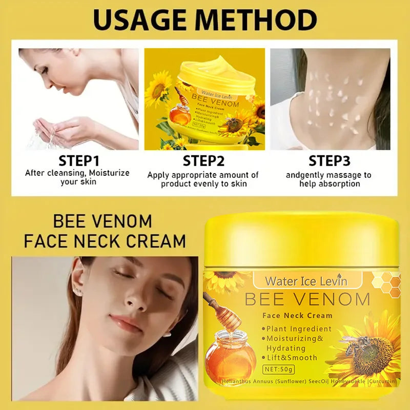 Bee Venom Face & Neck Cream | Hydrating & Firming Moisturizer