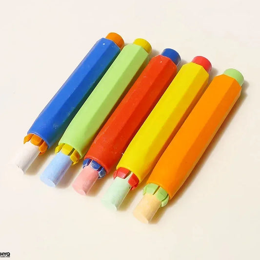Health Non-toxic Chalk Holder Clip Colourful Holders Clean Teachers Peaceful Pleasures Health and Wellness Default Title