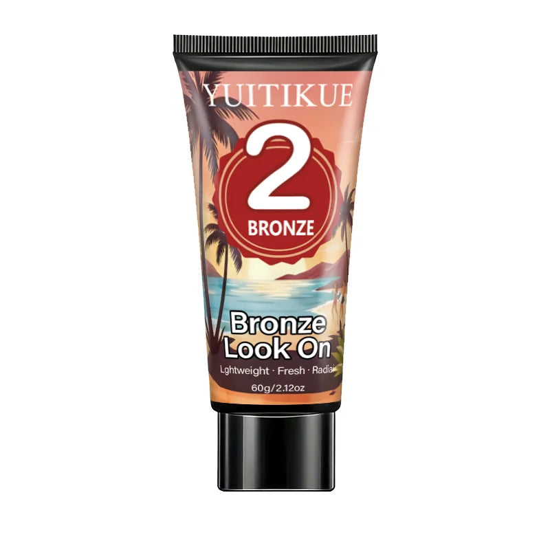 YUITIKUE 2 Bronze Self Tanning Lotion 60g Lightweight, Fresh Formula for Natural Radiant Bronze Skin Peaceful Pleasures Health and Wellness 1pc