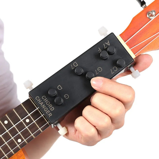 Painless Guitar Ukulele Beginner Trainer Quickly Play Automatic Peaceful Pleasures Health and Wellness