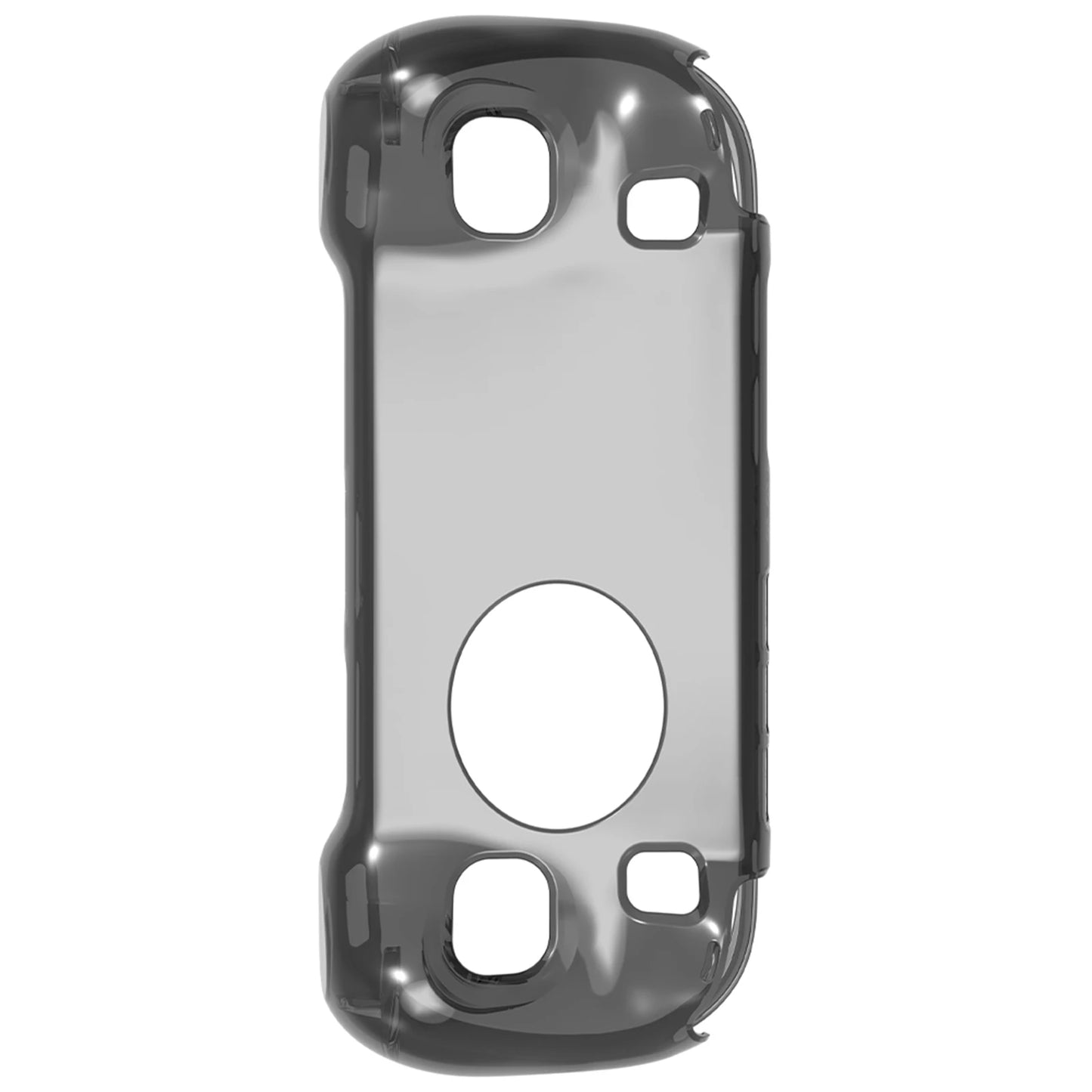 Clear Anti-Scratch Shockproof TPU Soft Shell for AYANEO KONKR Pocket FIT Handheld Game Console 1:1 Precise Cutouts Full Coverage Peaceful Pleasures Health and Wellness Transparent Black