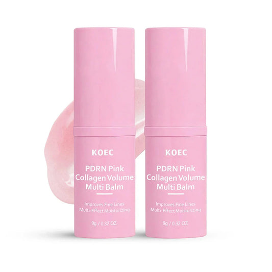PDRN Pink Collagen Multi Balm Stick – Face, Lip, Eye & Neck Collagen Moisturizer Balm Oasis Select 2PCS