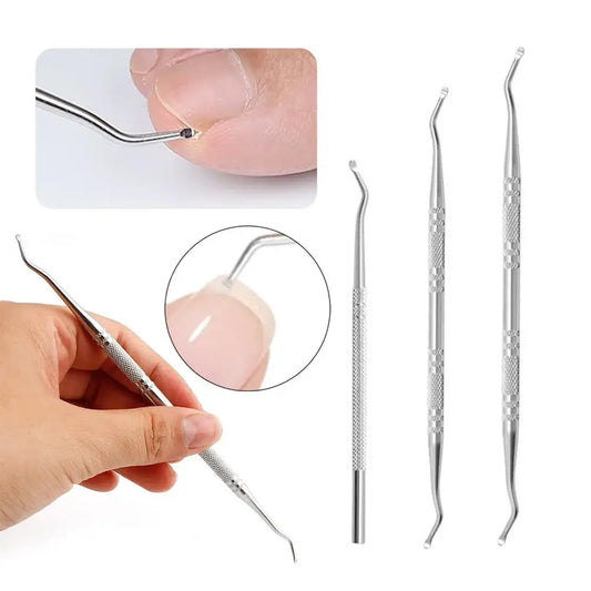 Double-Ended Ingrown Toenail Removal Tool – Stainless Steel Peaceful Pleasures Health and Wellness