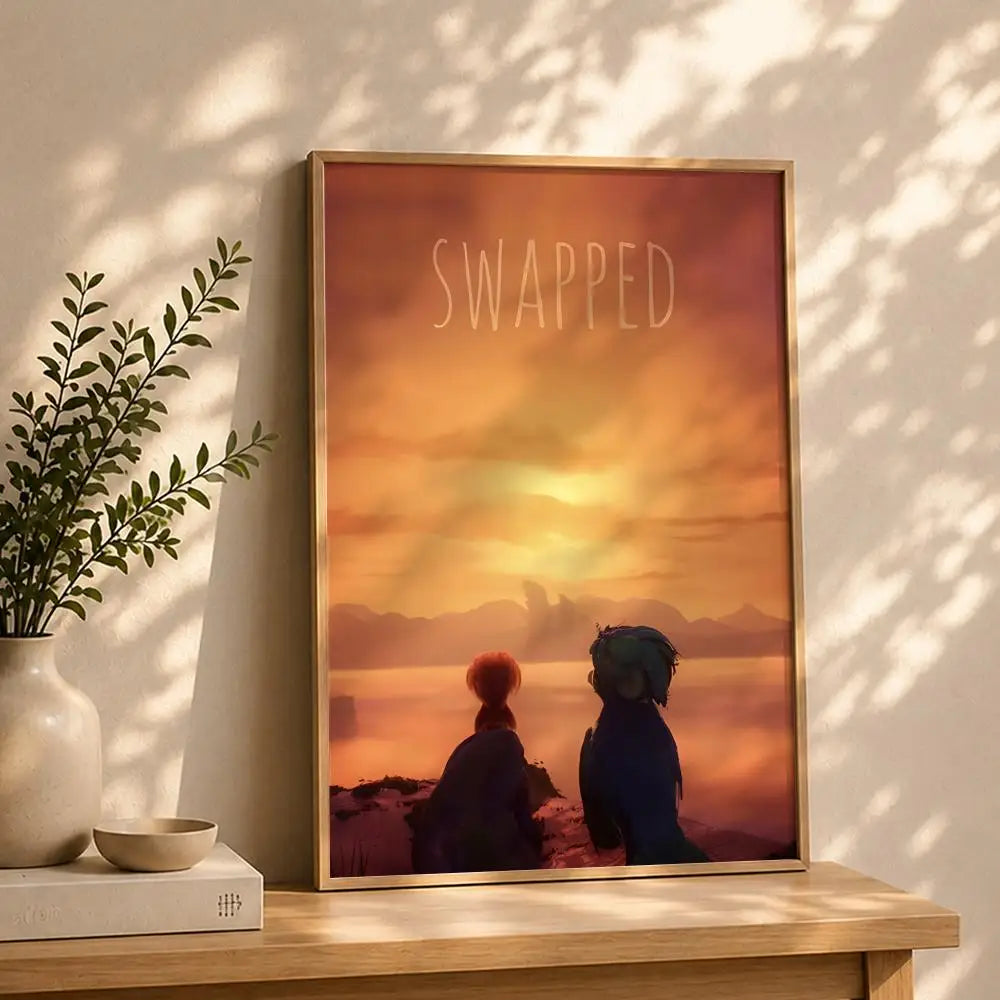 Movie-Swapped HD Self-Adhesive Waterproof Wall Art Poster Wall Art Poster Peaceful Pleasures Health and Wellness White5 15X20cmNoframe