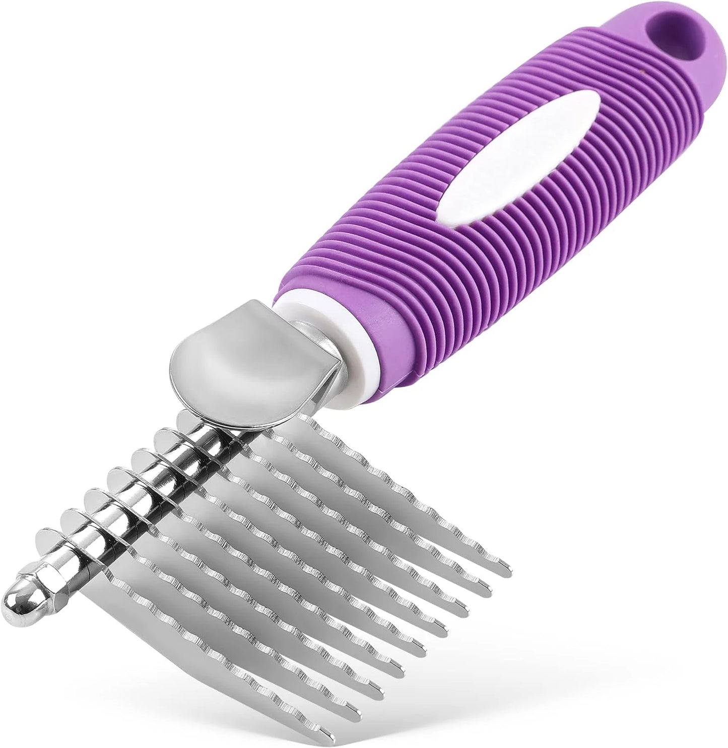 Stainless Steel Dog & Cat Fur Rake Comb | Detangling Tool