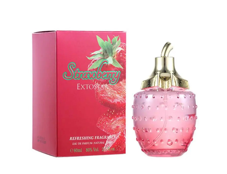 Strawberry Perfume Natural Fresh High-end Perfume Floral And Fruity Notes Daily Use Elegant Women' Romantic Date Eau De Toilette Peaceful Pleasures Health and Wellness Rose Jasmine 100ml