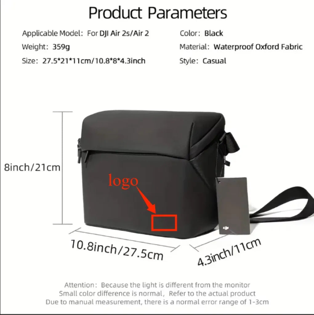 DJI Drone Shoulder Bag | Fits Mini 4 Pro, Air 2S, Neo & More
