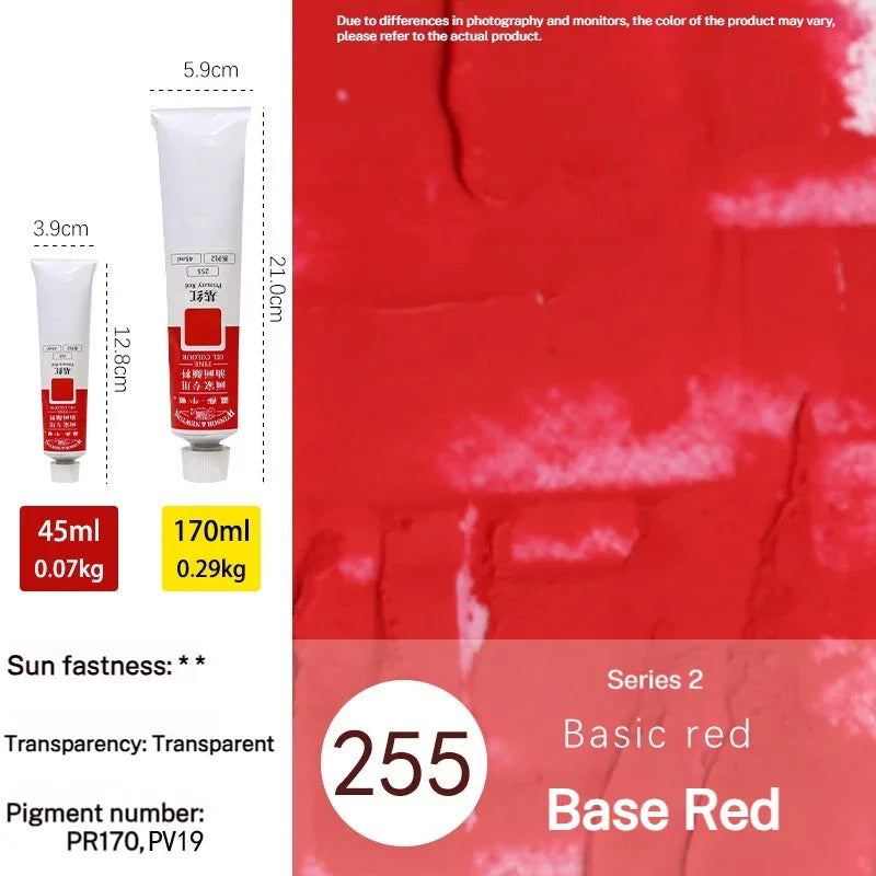 Bview Art Oil Painting Pigment Tube Acrylic Paint Artist Drawing