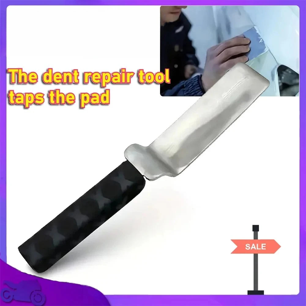 Z-Type PDR Dent Repair Tool Stainless Steel Rubber Handle Leveling Flapping Pad Car Auto Body Dent Removal Tool Peaceful Pleasures Health and Wellness