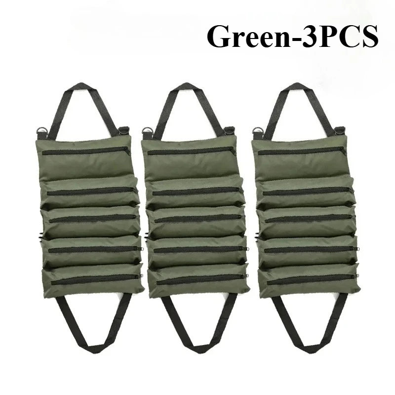 Roll-Up Multi-Pocket Tool Bag Organizer | Oxford Cloth Pouch
