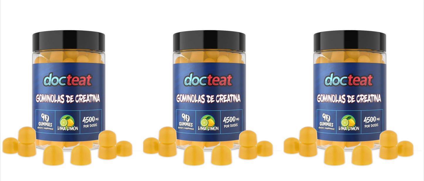 Creatine Monohydrate Gummies 4500mg Lime Lemon | 90 Count