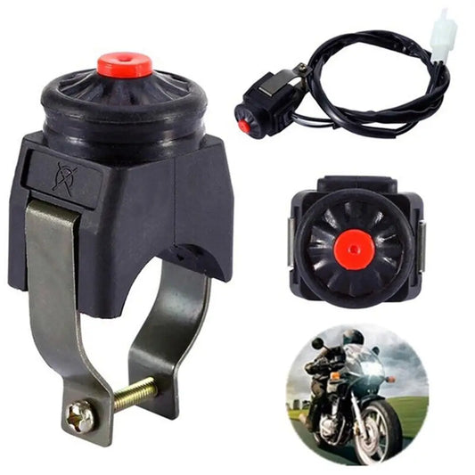 Motorcycle Kill Stop Switch Red Push Button Horn Starter Dirt Bike ATV UTV Dual Sport For 22mm Handlebar Mounted Bars Peaceful Pleasures Health and Wellness