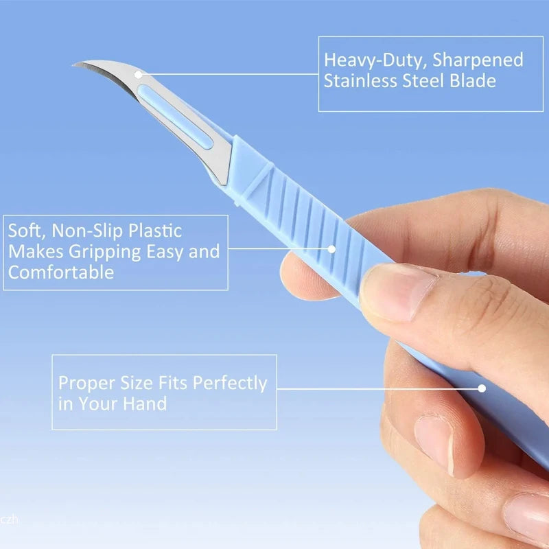 5-Piece Blue Seam Ripper Kit – Thread Remover & Scissors Set