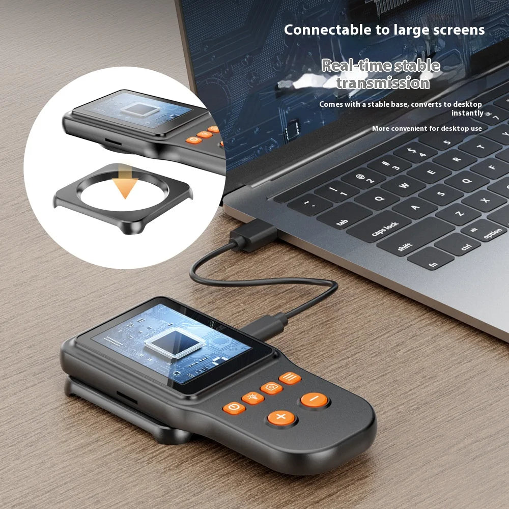 Digital Electronic Microscope Autofocus with 500X Zoom Magnifying 2.8Inch Screen for Coin Microscopio Windows/mac Peaceful Pleasures Health and Wellness