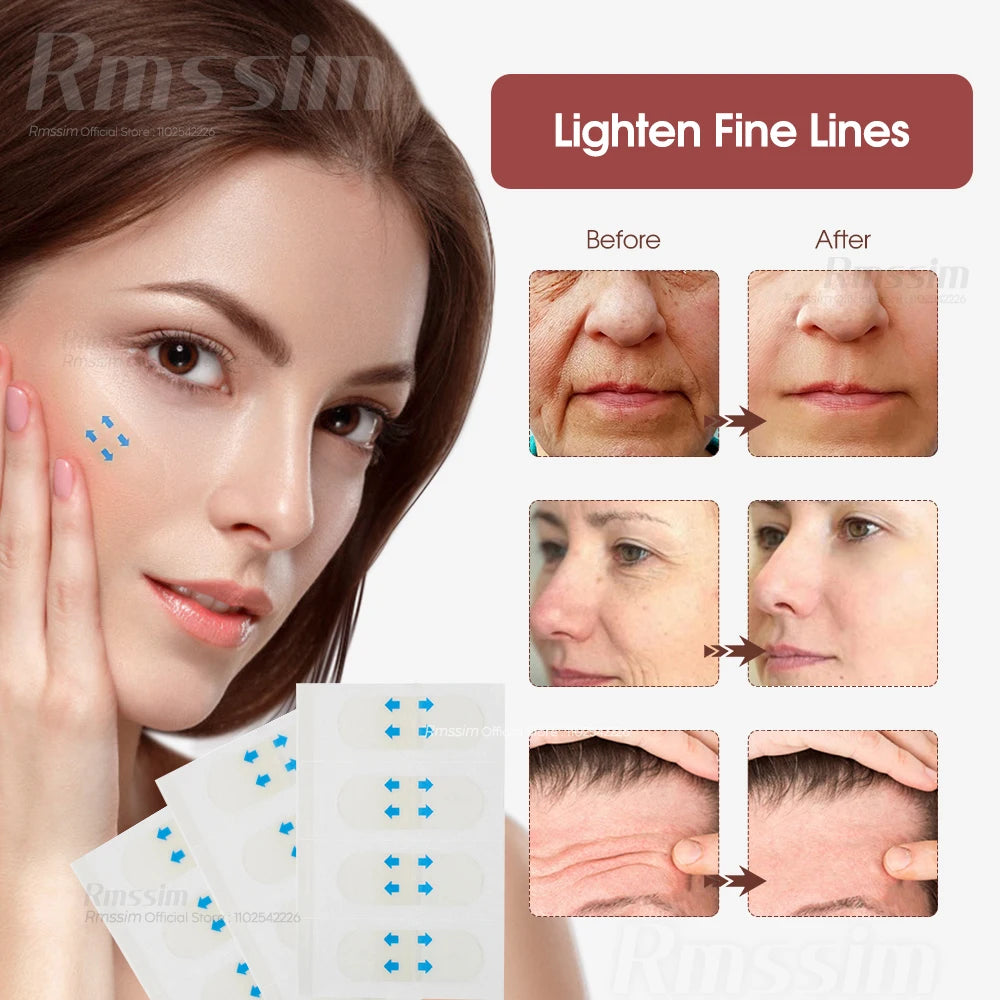 40/120pcs Invisible V Face lifting Tapes Wrinkle Removal Sticker Forehead Neck Chin Sticker Patch Facial Slimming Firming Tapes Peaceful Pleasures Health and Wellness