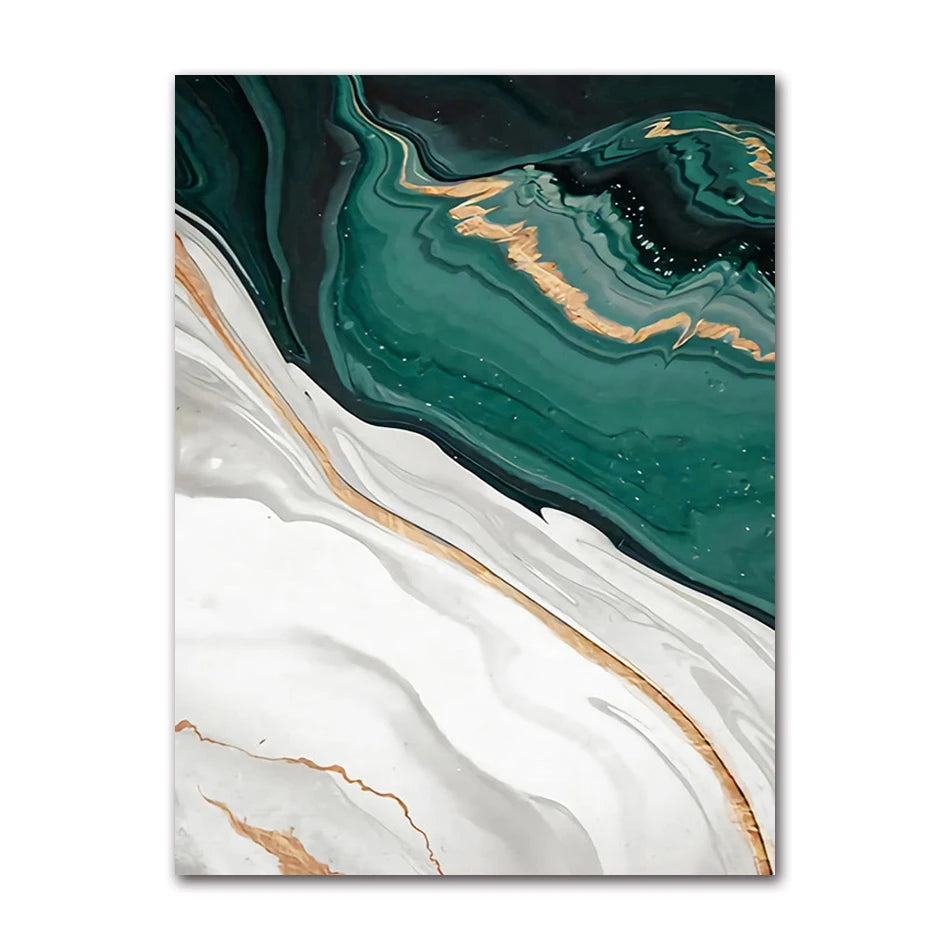Minimalist Abstract Green Texture Canvas Wall Art Print Canvas Wall Art Peaceful Pleasures Health and Wellness A0722-04 50x70cm Unframed