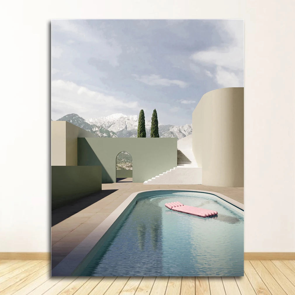 Abstract Canvas Wall Art – Modern Still Life & Building Print Canvas Wall Art Peaceful Pleasures Health and Wellness 8 20x30cm Unframed