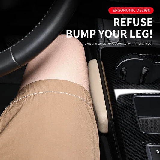 Leather Car Knee & Elbow Cushion Pad | Memory Foam Armrest Support Car Interior Cushion Oasis Select