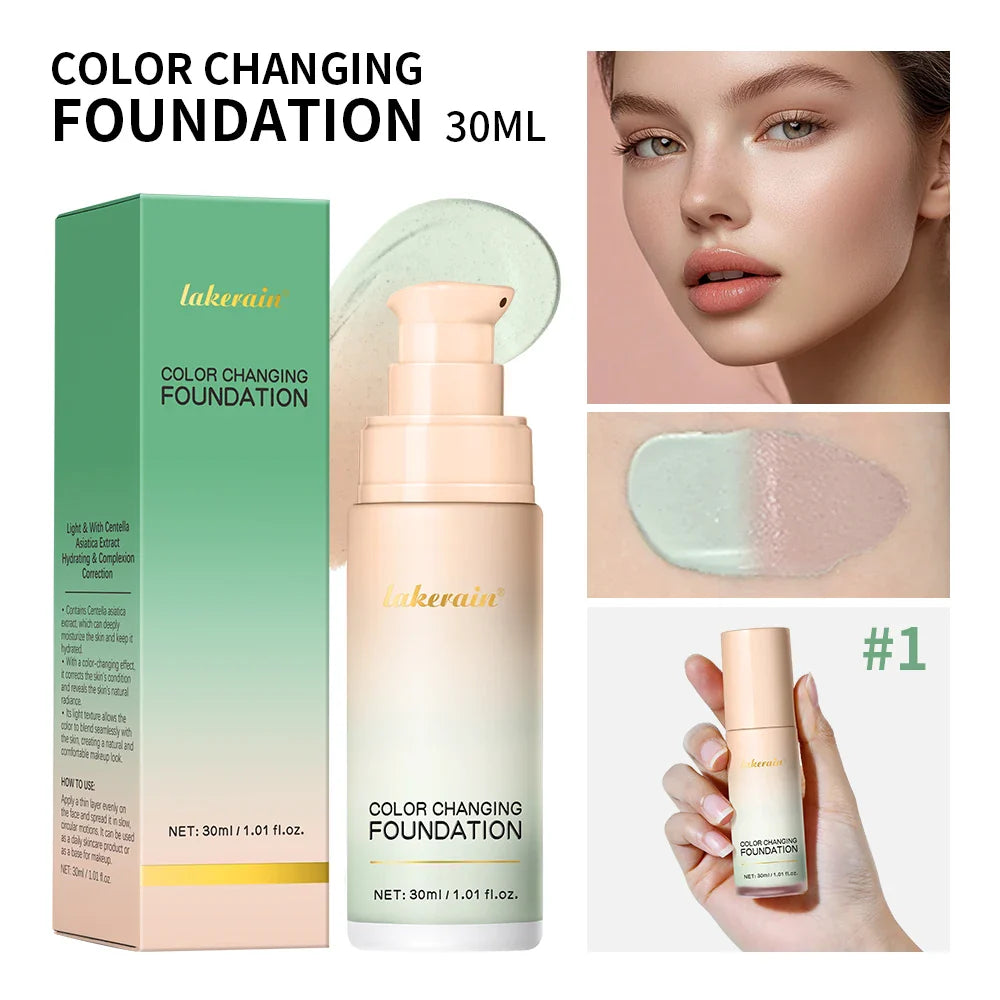 Liquid Foundation 4 Shades – Waterproof, Concealing & Long-Wear