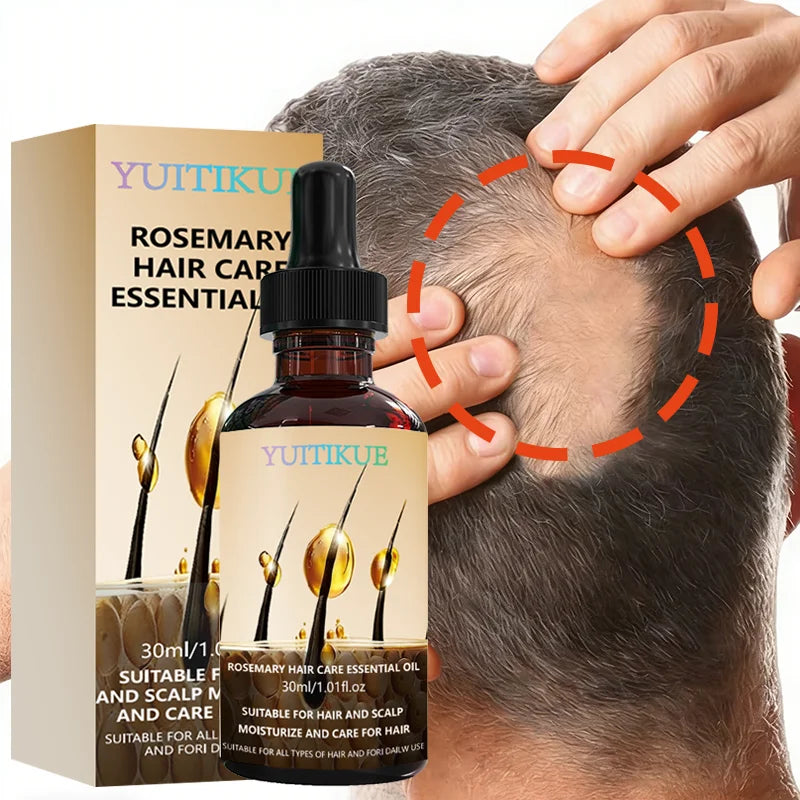YUITIKUE Rosemary Hair Care Essential Oil | For Hair & Scalp Moisturizing | Suitable For All Hair Types Daily Use 30ml Peaceful Pleasures Health and Wellness