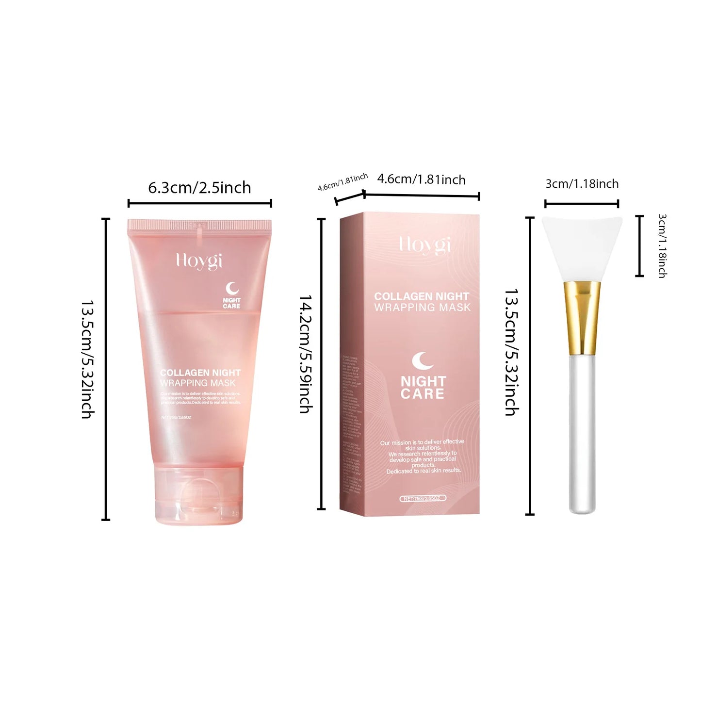 Collagen Peel-Off Night Mask – Firming, Hydrating & Brightening