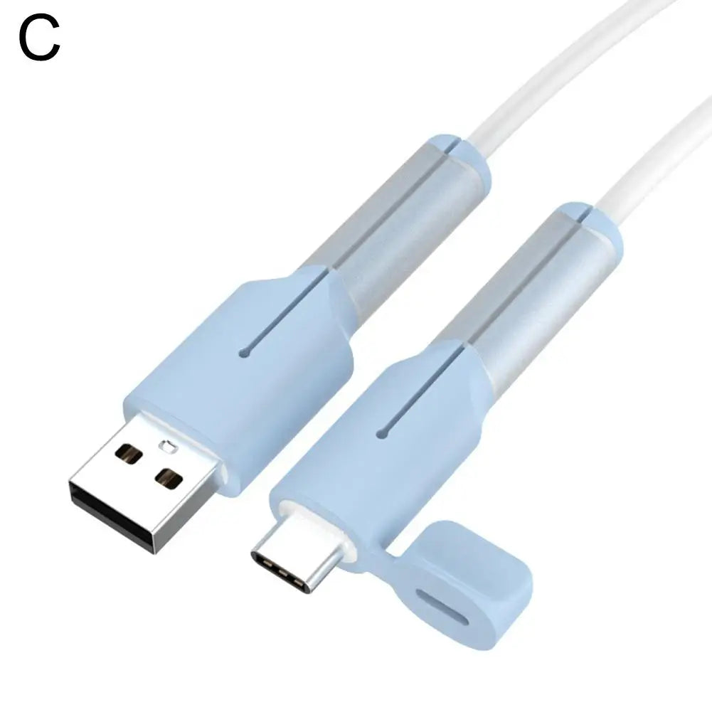Silicone USB Cable Protector & Wire Winder – Micro/USB-C