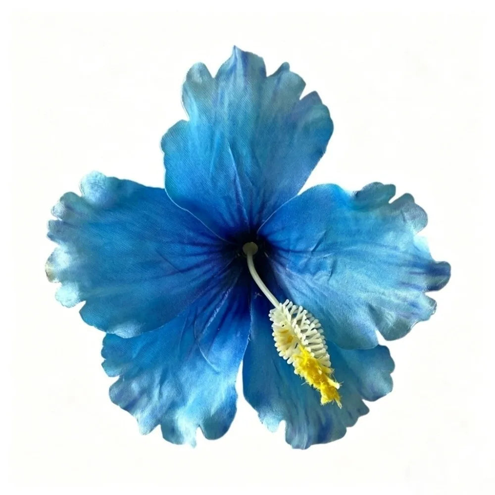 Hibiscus Flower Hair Clip – Bohemian Floral Barrette for Women