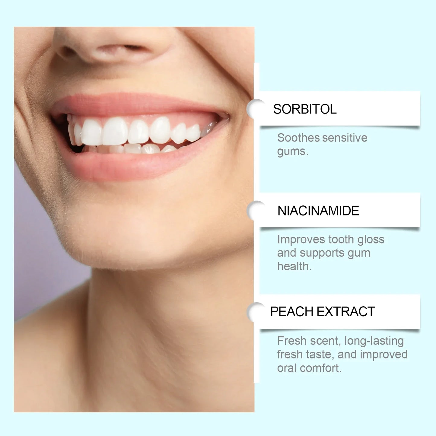 Niacinamide Whitening Toothpaste – Stain Removal & Fresh Breath