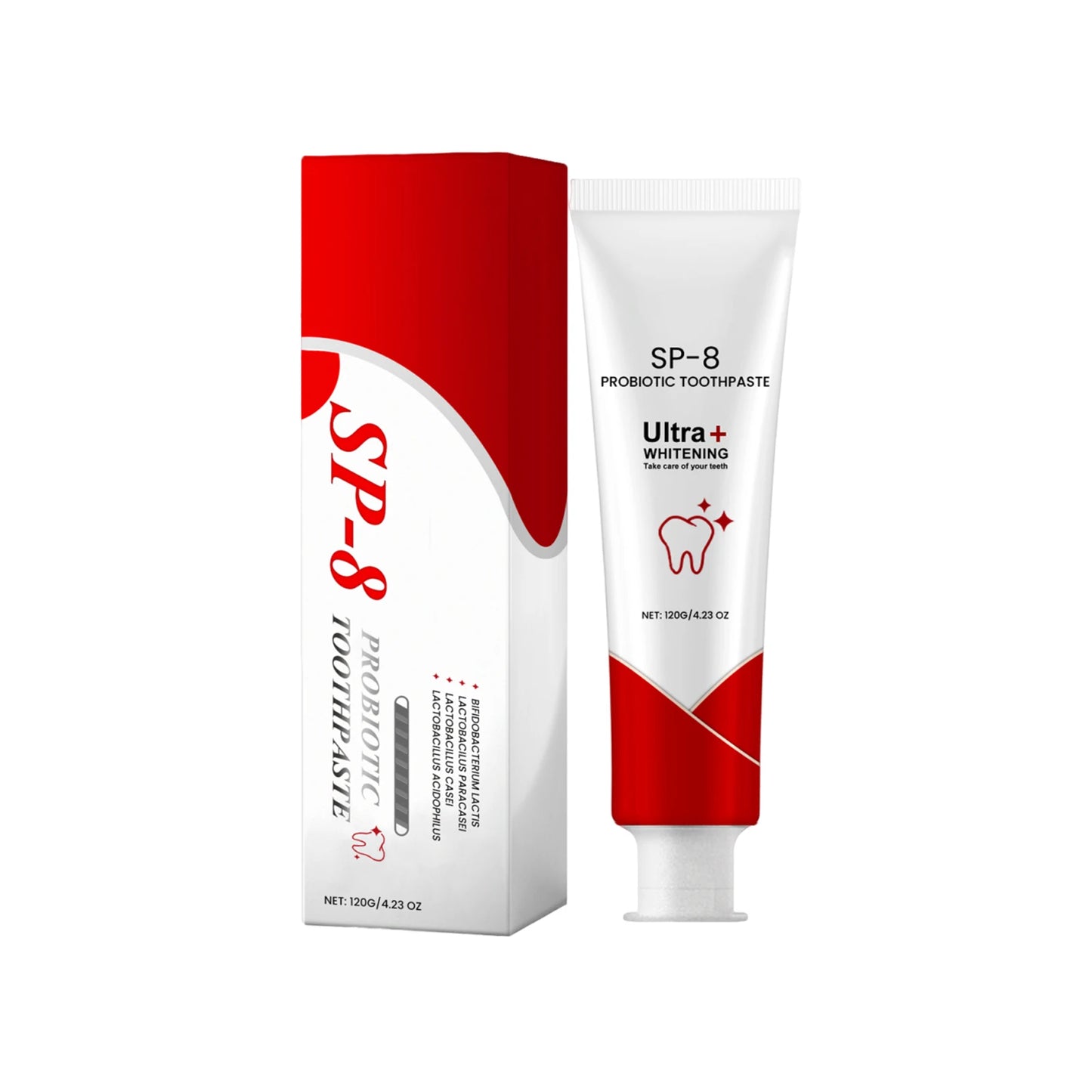 Probiotic Brightening White Toothpaste Remove Odors Fresh Breath Removing Dental Plaque Soothing Gums Clean Oral Care Toothpaste Peaceful Pleasures Health and Wellness 120g
