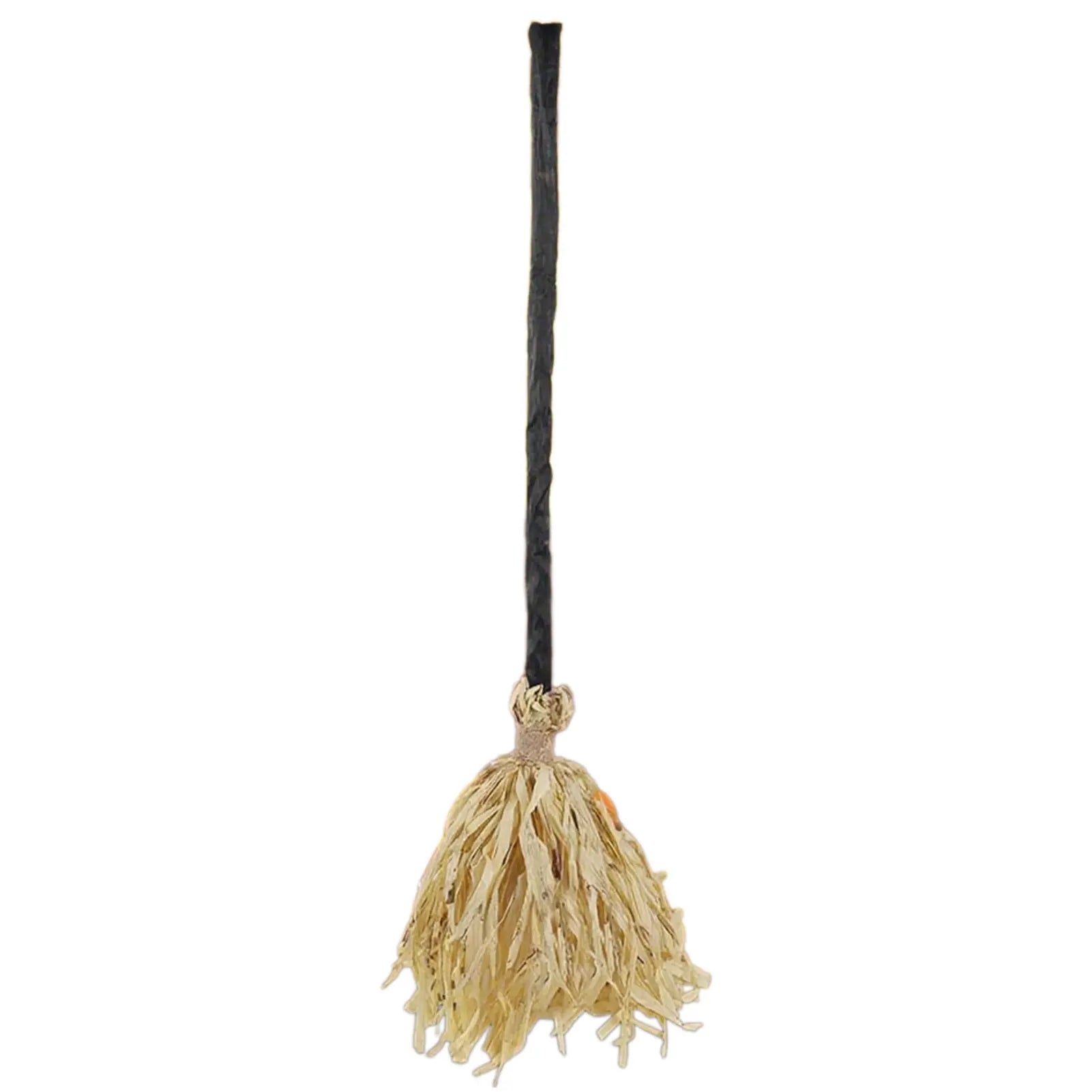 Floating Witch's Brooms Bendable Witches Brooms For Halloween Decor Animated Lights Up Moving Broomstick With Spookys Sounds Peaceful Pleasures Health and Wellness Green