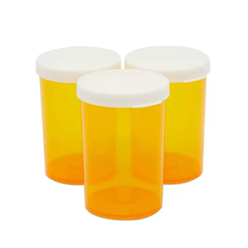 13 Dram Travel Pill Vials with Child-Resistant Caps – 3 Pack
