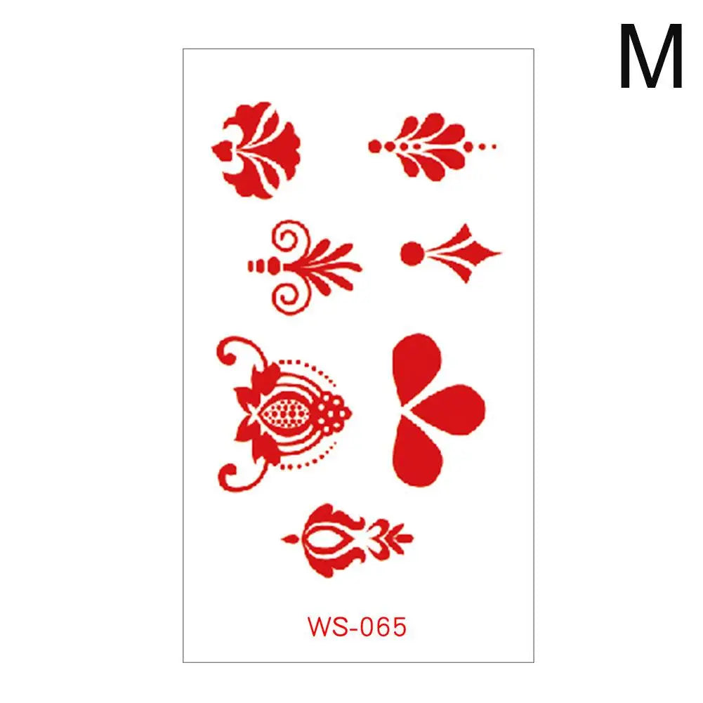 Chinese Ancient Style Forehead Temporary Tattoo Stickers | 15 Designs