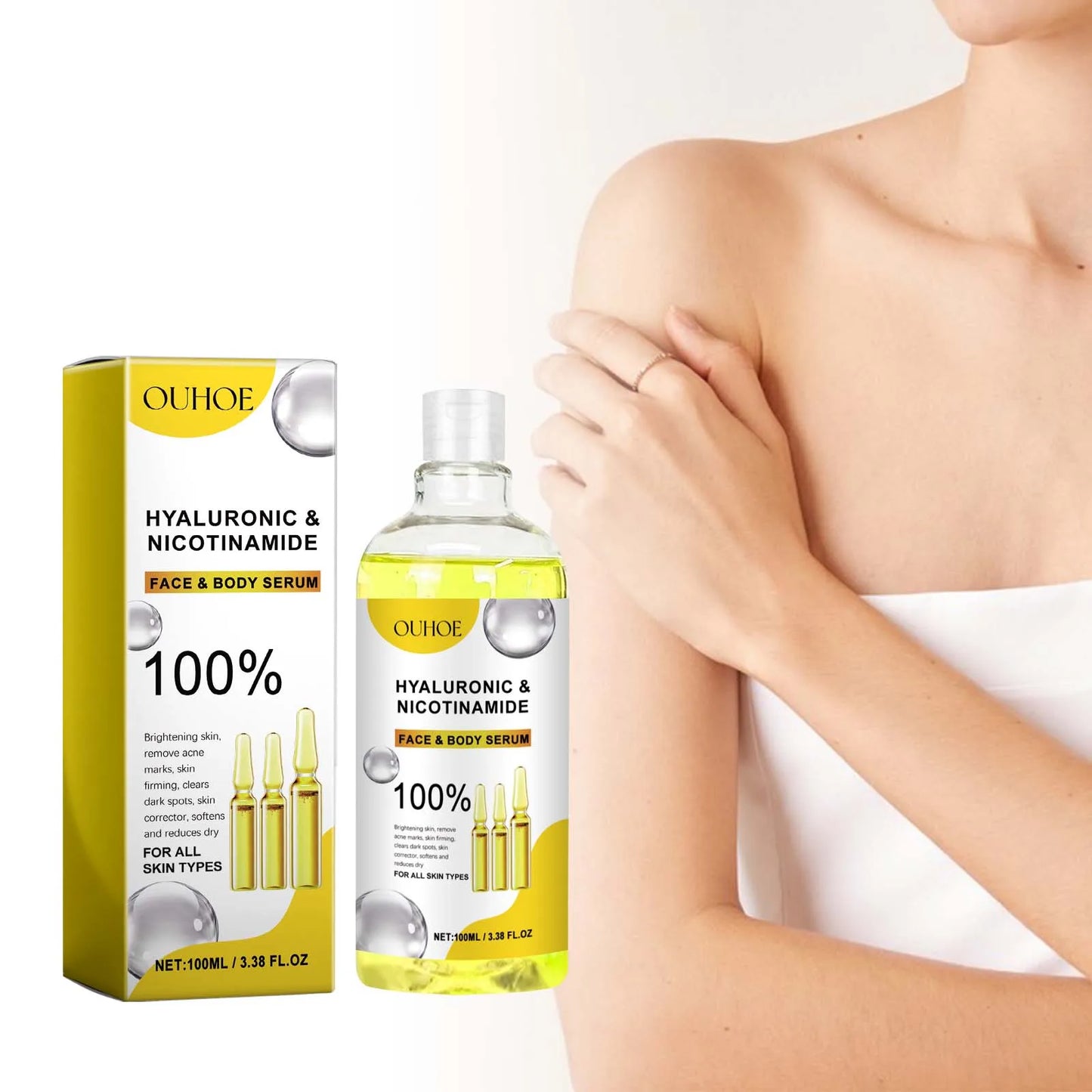 Hyaluronic Acid & Niacinamide Serum – Brightening & Firming