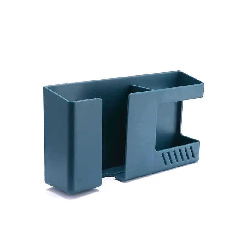 2-in-1 Wall-Mounted Phone & Remote Control Storage Rack