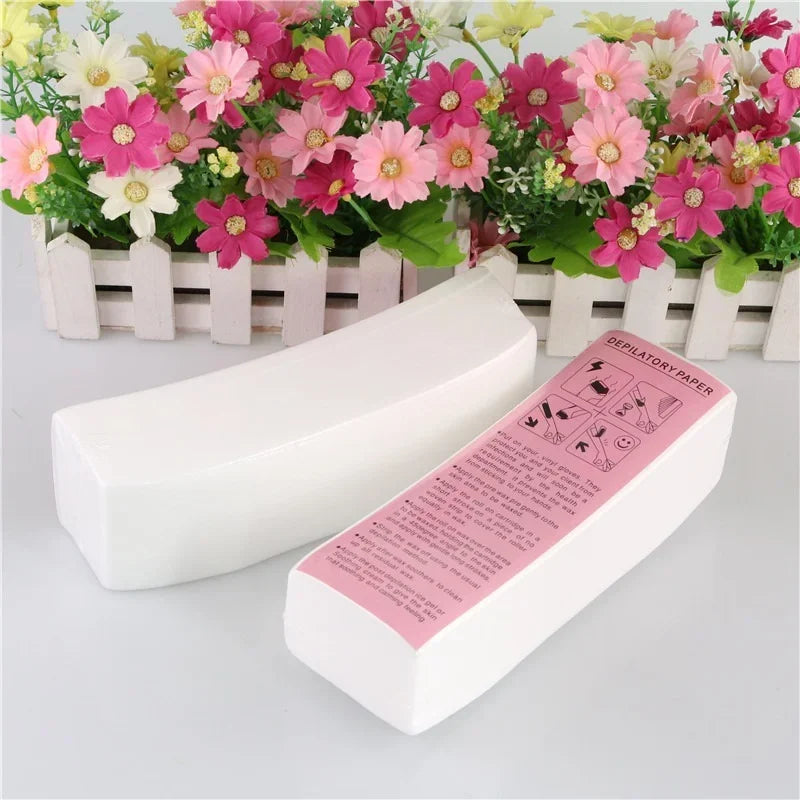 5-Pack Professional Hair Removal Waxing Strips Non-woven Fabric Waxing Papers Depilatory Beauty Tool for Leg Hairs Removal Peaceful Pleasures Health and Wellness
