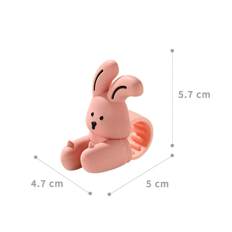New Bear Duck Punch-free Door Anti-collision Pad Room Bathroom Door Handle Silicone Silent Protection Pad Door Handle Cover Peaceful Pleasures Health and Wellness A2