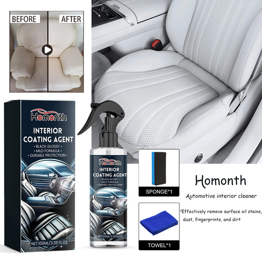 Automotive Interior Cleaner – Dashboard, Leather & Seat Care Set Car Interior Cleaner Peaceful Pleasures Health and Wellness