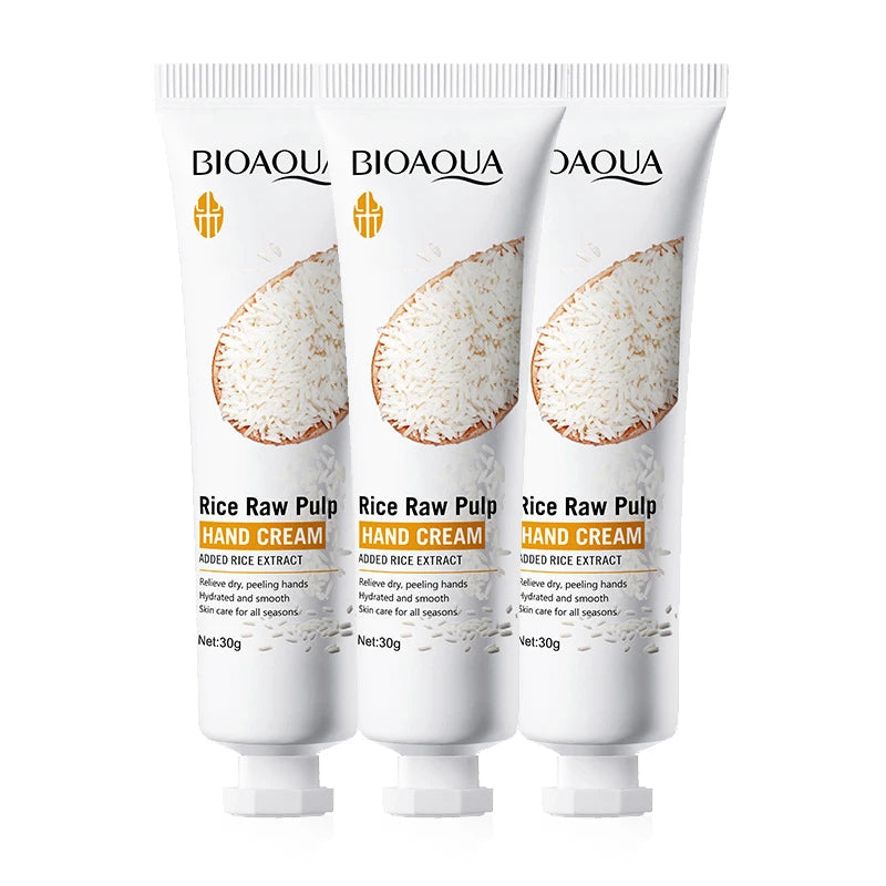 BIOAQUA White Rice Hand Cream – Moisturizing & Brightening