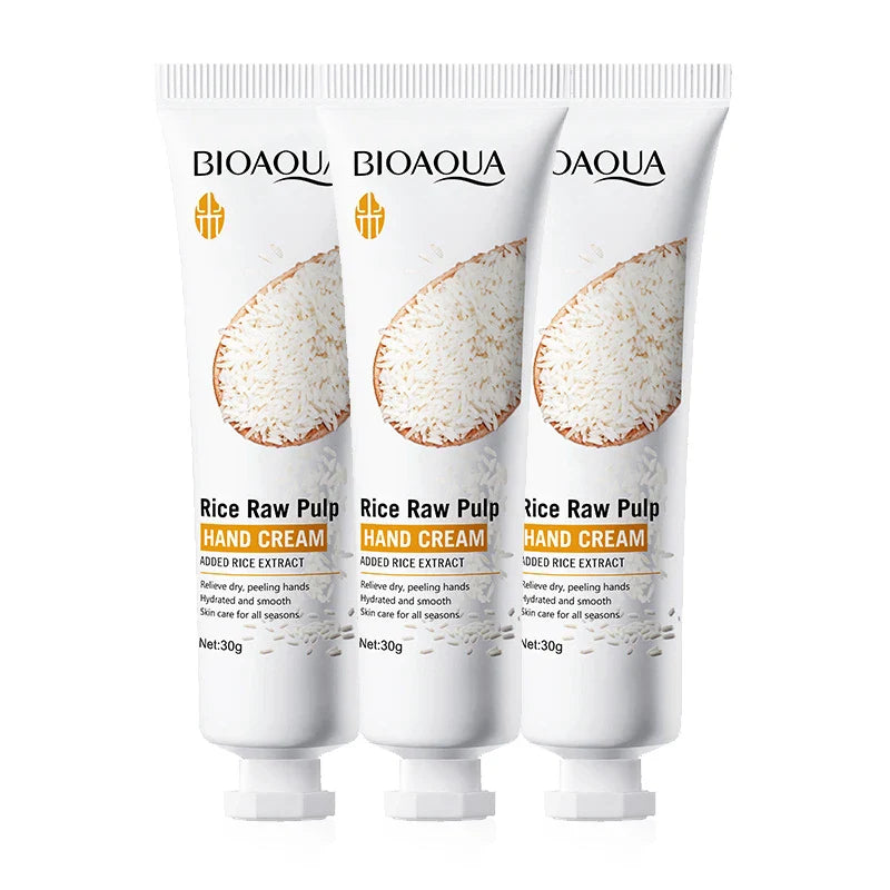 BIOAQUA White Rice Hand Cream – Moisturizing & Brightening