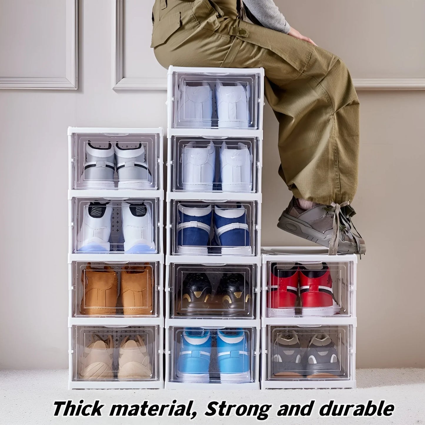 Foldable Shoe Rack Organizer | No Assembly 6-Layer Cabinet