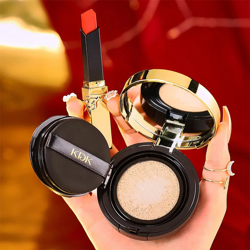 Air Cushion BB Cream & Lipstick Gift Set – 2-Pc Makeup Set