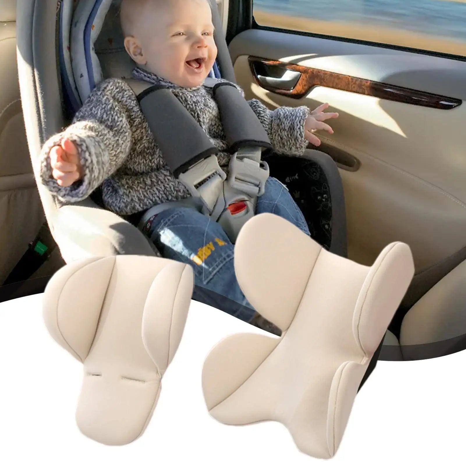 Baby Stroller Cushion Soft Stroller Cushion Pads Head Neck Seat Insert Pad Infant Car Seat Insert Baby Stroller Accessories Peaceful Pleasures Health and Wellness