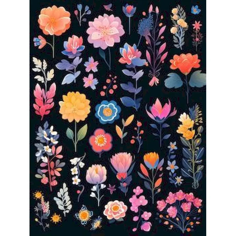 GATYZTORY Oil Painting By Numbers On Canvas Paintings On Number Flower Number Painting Home Decoration Unique Gift For Handiwork Peaceful Pleasures Health and Wellness 99-5 50x70cm Unframed