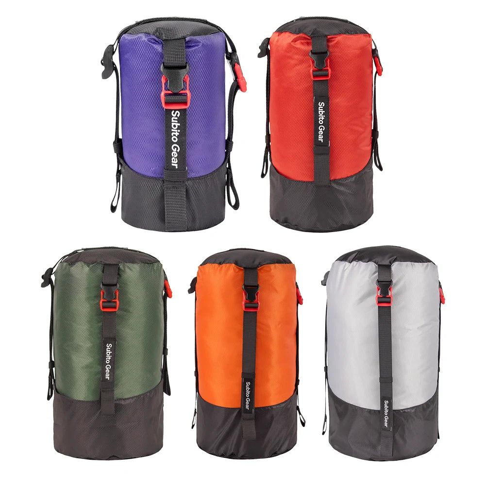 Sleeping Bag Compression Storage Bag Multi-Purpose Camping Supplies Storage Bag Large Capacity Space Saving for Camping Hiking Peaceful Pleasures Health and Wellness