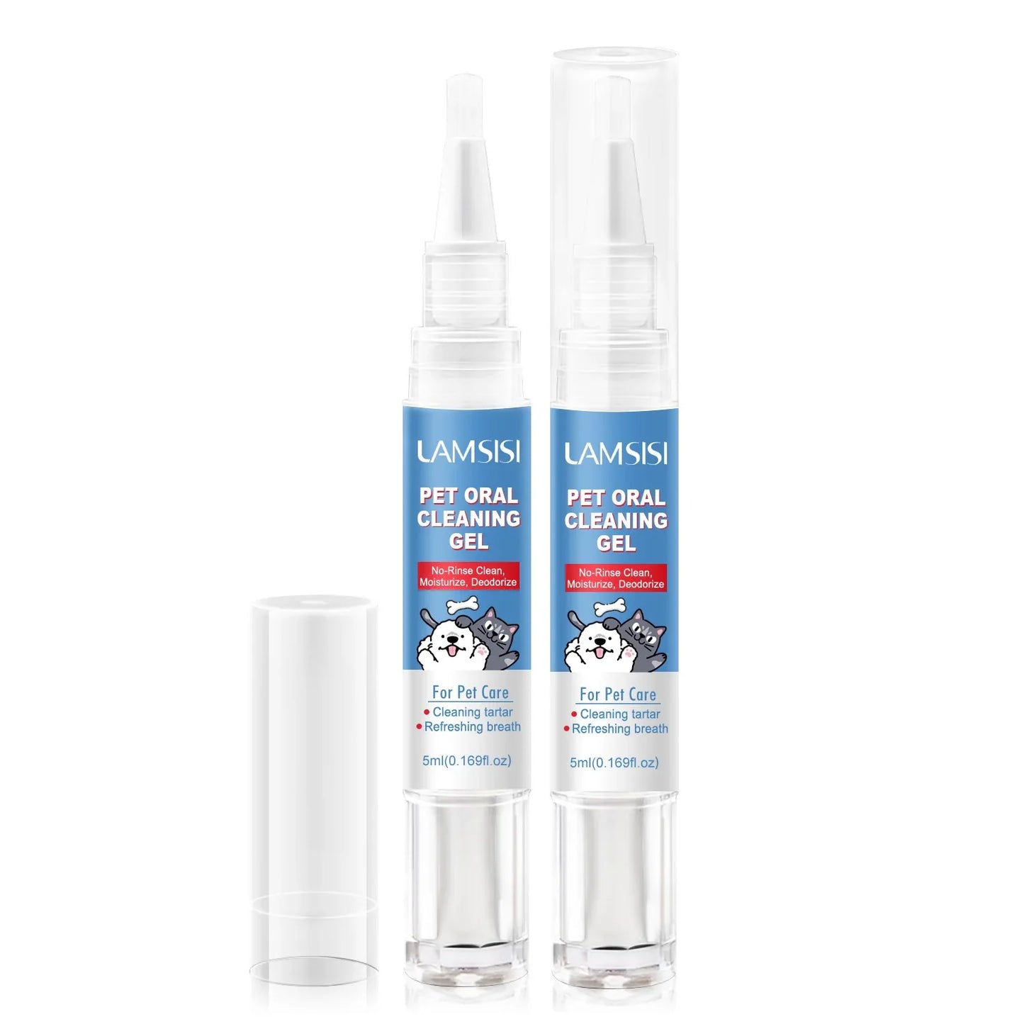 Pet Dental Cleaner Pen – Rotating Gel Tartar Remover 5ml